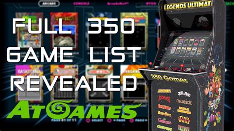 Arcade Cabinet Games List | Cabinets Matttroy