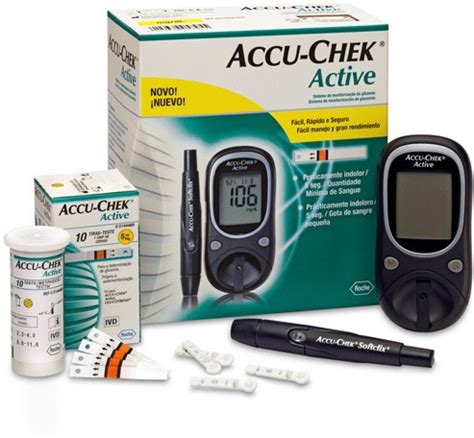 ACCU-CHECK Active Glucose Monitor with 10 Strips Glucometer Price in India - Buy ACCU-CHECK ...