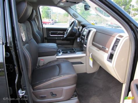 Light Pebble Beige/Bark Brown Interior 2012 Dodge Ram 2500 HD Laramie Longhorn Crew Cab 4x4 ...