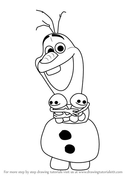 Learn How to Draw Olaf from Frozen Fever (Frozen Fever) Step by Step ...