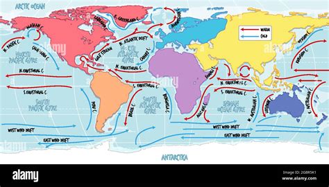 Ocean Currents Diagram For Kids