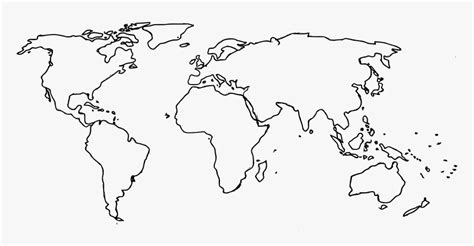 free printable black and white world map with countries best of - image ...