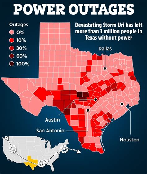 Texas outage map: When will power be back on? | The US Sun