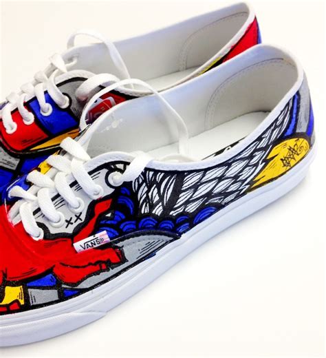 Vans Red Bull Stratos Custom Shoes by Sloth