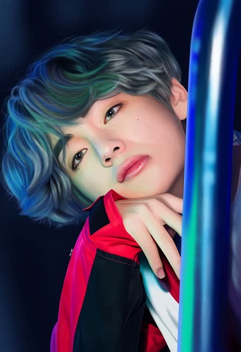 V (BTS) by TYV-ART on DeviantArt