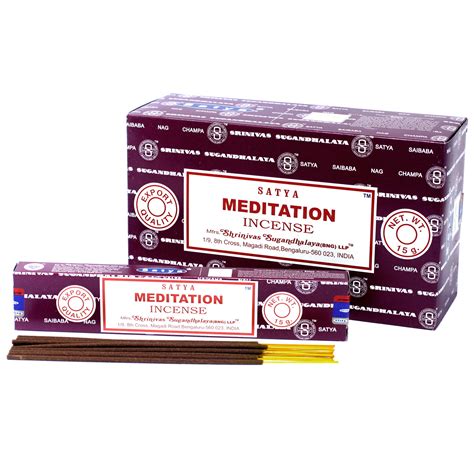 Satya Incense Meditation - Cottage Garden Centre