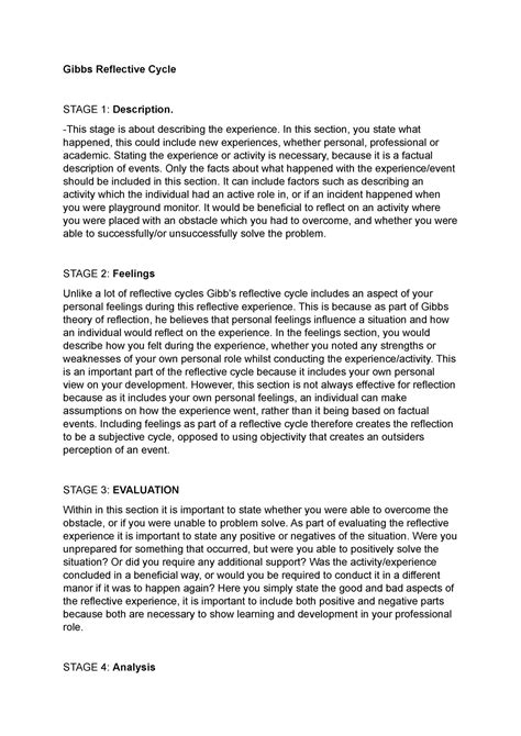 Buy a reflective essay examples using gibbs model, Reflection essay on vital signs using ...