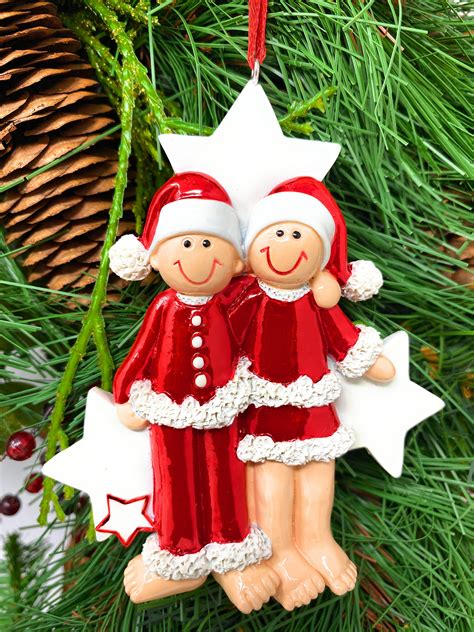 First Christmas Ornaments 2020 Wedding Gifts Married Couple Engagement Boyfriend Girlfriend ...