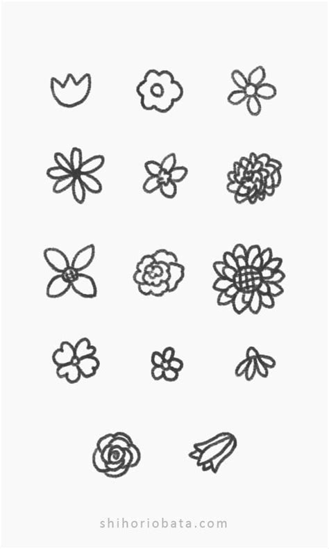 Flower Drawing Easy For Beginners | Best Flower Site