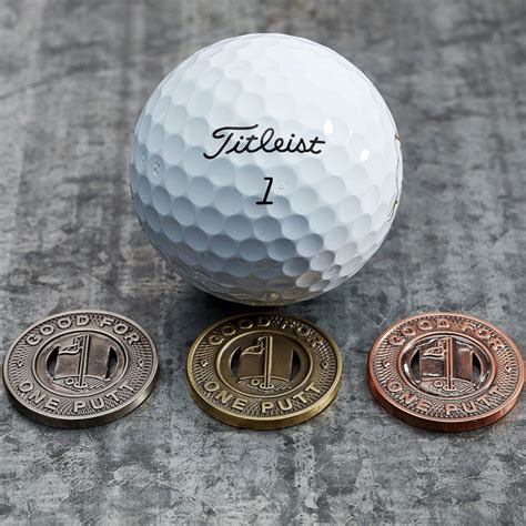 Subway Token Trio Magnetic Golf Ball Markers Set | Full Metal Markers