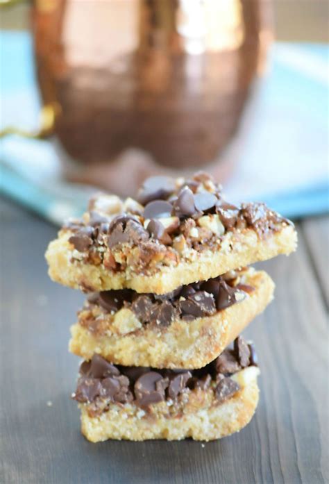 English Toffee Bars - My Recipe Magic