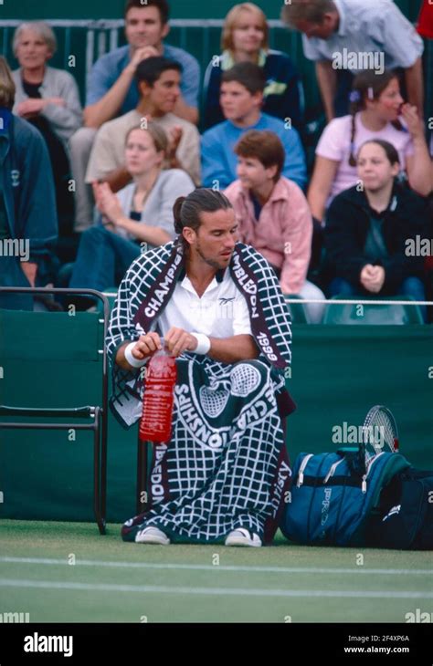 Australian tennis player Pat Rafter, Wimbledon, UK 1999 Stock Photo - Alamy