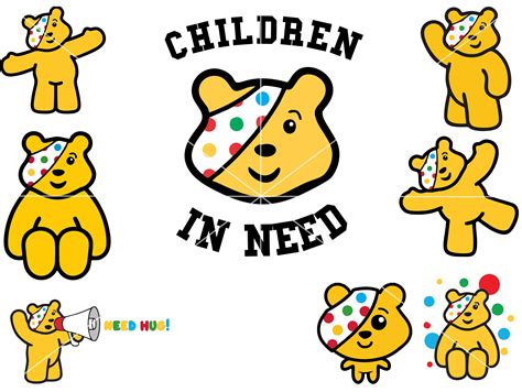 Pudsey Bear Animation Clipart