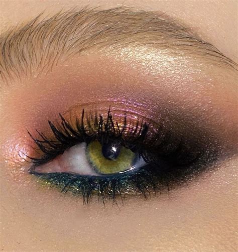 Pin by Sidonie Ward on makeup | Hazel eye makeup, Eye makeup pictures, Colorful eye makeup