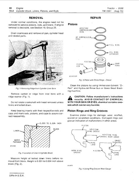 John Deere 2030 Utility Tractor Repair Technical Manual