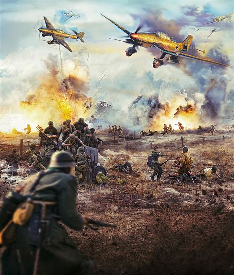 World War 2 Battle field :: Behance