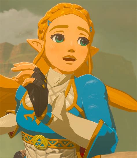 Princess Zelda Breath Of The Wild Scared