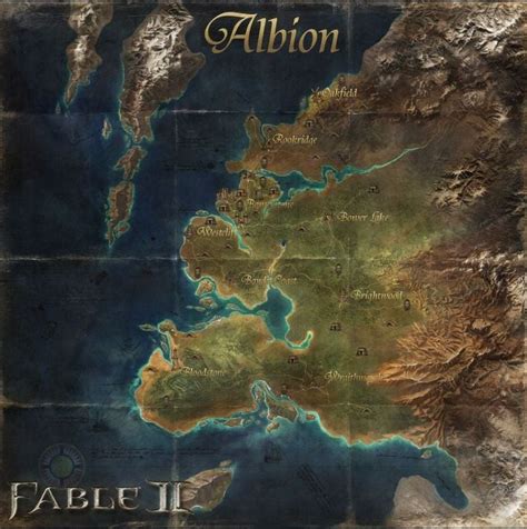 Print Up A Fable II Albion Wall Map