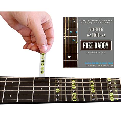 Fret Daddy The Basic Chords Combo Pack for Electric/Acoustic Guitar | Guitar Center