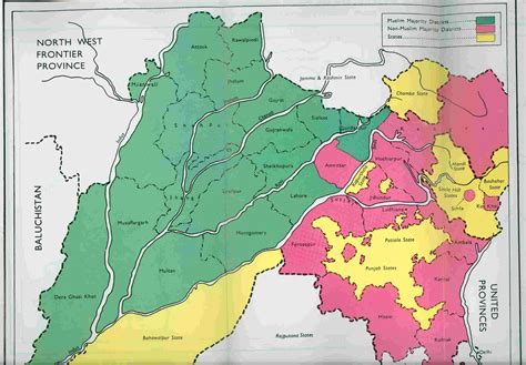 Map Of Punjab Before 1947 - San Juan County Utah Map