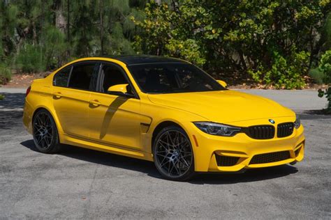 No Reserve: Speed Yellow 2018 BMW M3 Competition Package 6-Speed for sale on BaT Auctions - sold ...