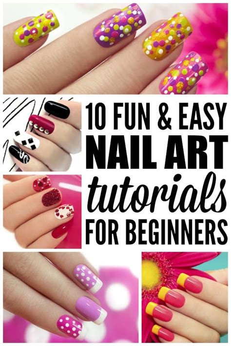 10 fun & easy nail art tutorials for beginners