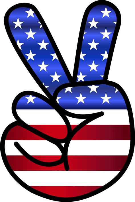 Hand Peace Sign Clipart | Free download on ClipArtMag