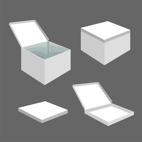 White Box Mockup | FreeVectors