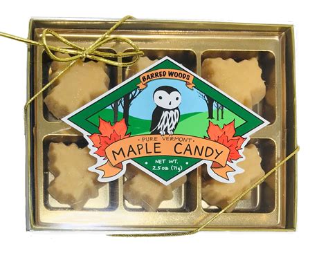 Vermont Maple Sugar Candy Gift Box - 6 Piece – Barred Woods Maple