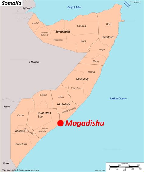 Mogadishu Map | Somalia | Detailed Maps of Mogadishu (Xamar or Hamar)