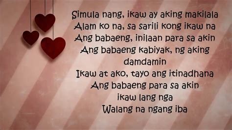 Tagalog Love song Lyrics Quotes | Thousands of Inspiration Quotes About Love and Life