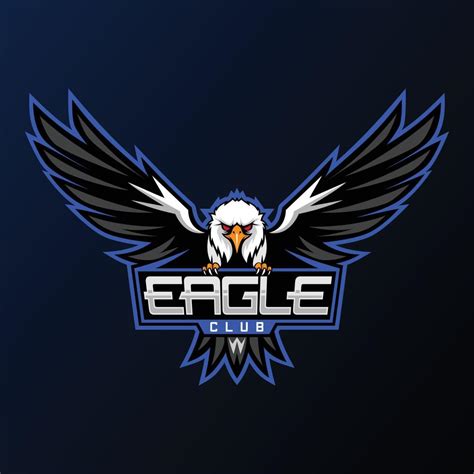 Eagle Club Logo Team Mascot Sport logo. 13725979 Vector Art at Vecteezy