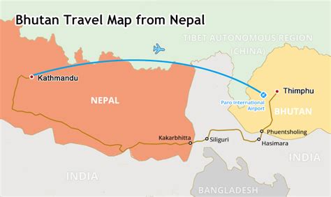 Ultimate Bhutan and Nepal Tourist Maps