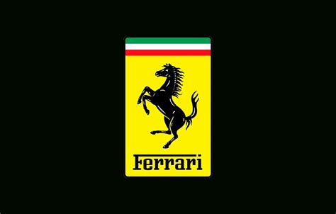 Wallpaper black, stallion, logo, logo, ferrari, Ferrari, black images for desktop, section ...