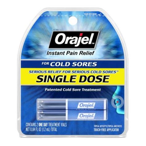 Orajel Single Dose Cold Sore Treatment Reviews 2020