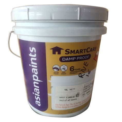 High Gloss Smartcare Damp Proof Asian Paints, Packaging Type: Bucket, Packaging Size: 10 L at Rs ...