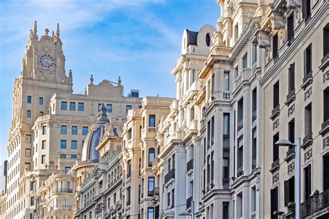 Download Buildings in Madrid, Spain Royalty Free Stock Photo and Image