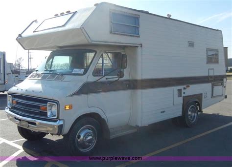 1978 Dodge Sportsman RV camper in Manhattan, KS | Item C4350 sold | Purple Wave