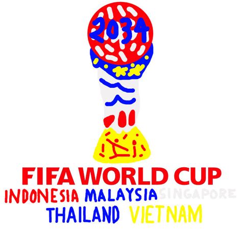 FIFA World Cup 2034 Logo IDN-MAL-SIN-THA-VIE by PaintRubber38 on DeviantArt