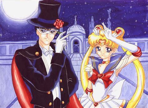 Sailor Moon and Tuxedo Mask | OLD SCHOOL | Pinterest | Tuxedo mask, Sailor moon and Sailor