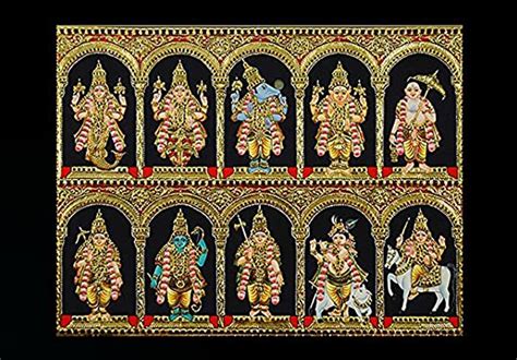 Dasavatharam Tanjore Paintings - Exquisite Artwork Collection