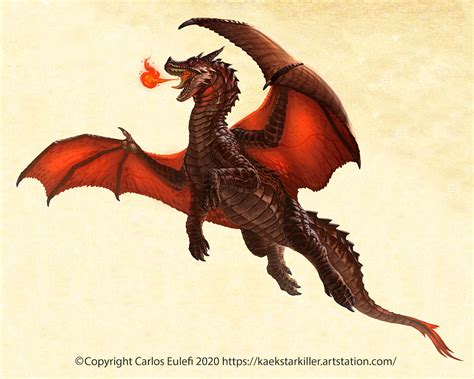 European Dragon Art