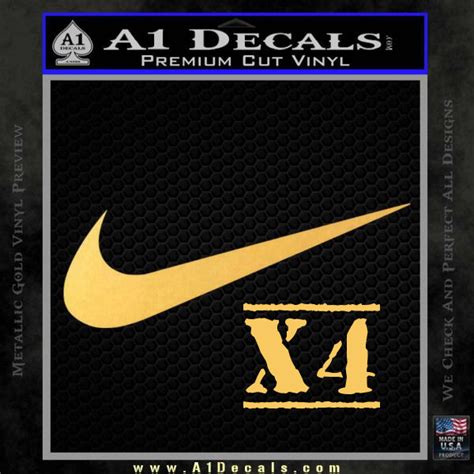 Nike Swoosh 4 Pack Decal Sticker » A1 Decals