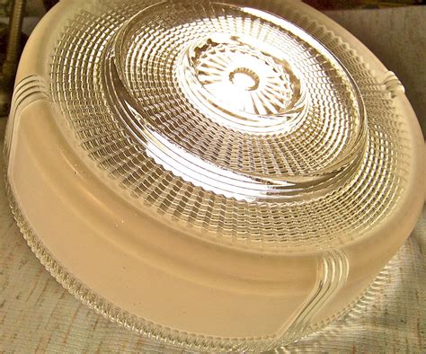 Vintage Ceiling Light Cover Globe. Clear and by RamshackleVilla