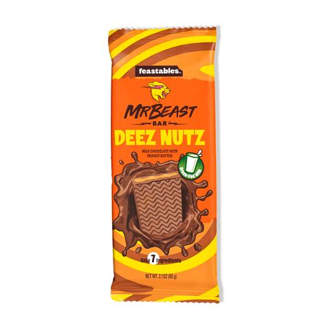 Mr Beast Deez Nuts Chocolate Bar 60g – International Foods UK