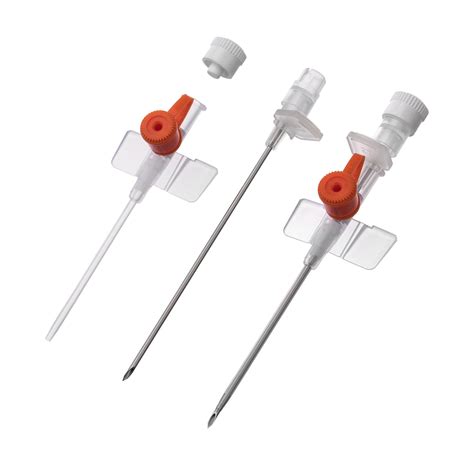 Intravenous Catheter with wings, with injection port