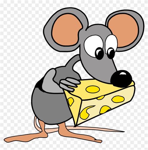 Cartoon Mouse Holding Cheese Download a free preview or high quality ...