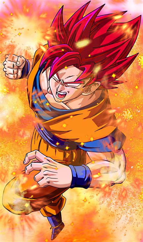 Images For > Goku Super Saiyan God