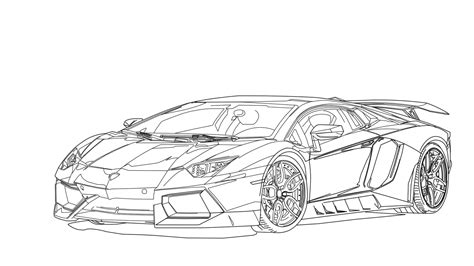 Marie Lamborghini Coloring Pages