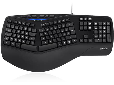 Full Size Ergonomic Backlit Hub Keyboard : KBC-PERI-312B-UK : The ...